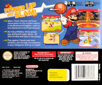 Mario Hoops 3 on 3 - Box - Back