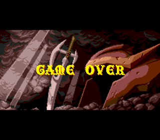 Lords of Thunder - Screenshot - Game Over