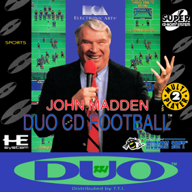 John Madden: Duo CD Football - Box - Front - Reconstructed