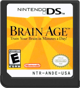 Brain Age: Train Your Brain in Minutes a Day! - Cart - Front