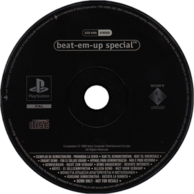 Official UK PlayStation Beat 'Em Up Special - Disc Image