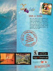 Rayman 2: The Great Escape - Advertisement Flyer - Front