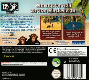The Sims 2: Castaway - Box - Back