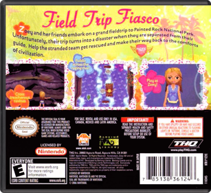Zoey 101: Field Trip Fiasco - Box - Back - Reconstructed