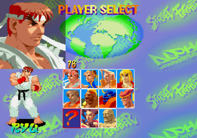 Street Fighter Alpha: Warriors' Dreams - Screenshot - Game Select