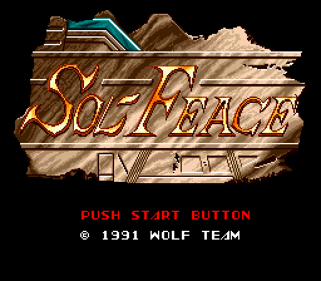 Sol-Feace - Screenshot - Game Title Image