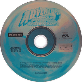 Adventure Pinball: Forgotten Island - Disc