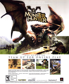 Monster Hunter - Advertisement Flyer - Front