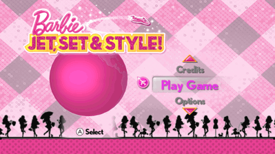 Barbie: Jet, Set & Style! - Screenshot - Game Title Image