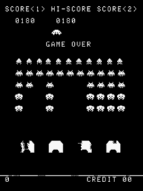 Space Invaders - Screenshot - Game Over