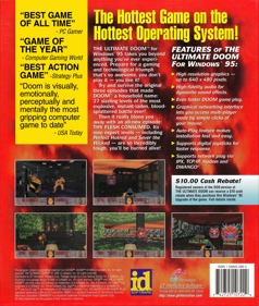 The Ultimate DOOM - Box - Back