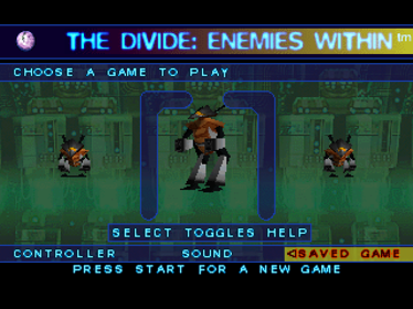 The Divide: Enemies Within - Screenshot - Game Select
