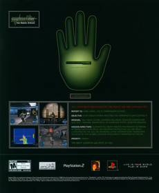 Syphon Filter: The Omega Strain - Advertisement Flyer - Front