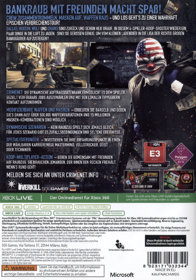 Payday 2 - Box - Back