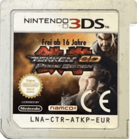 Tekken 3D: Prime Edition - Cart - Front