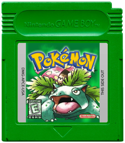 Pokémon Green Version - Cart - Front Image