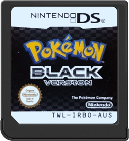 Pokémon Black Version - Cart - Front