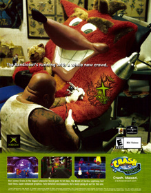 Crash Bandicoot: The Wrath of Cortex - Advertisement Flyer - Front