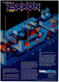 Zaxxon - Advertisement Flyer - Front