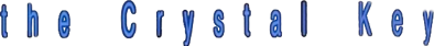 The Crystal Key - Clear Logo