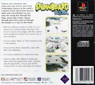 Snowboarding - Box - Back Image