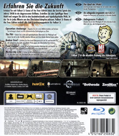 Fallout 3: Game of the Year Edition - Box - Back
