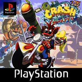 Crash Bandicoot: Warped - Fanart - Box - Front