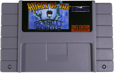 Attack of the PETSCII Robots - Cart - Front Image