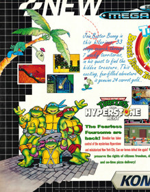 Teenage Mutant Ninja Turtles: The Hyperstone Heist - Advertisement Flyer - Front