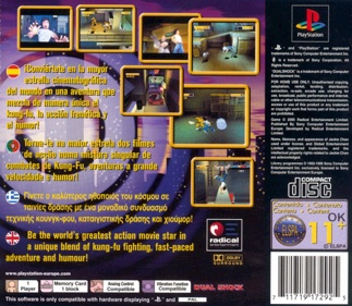Jackie Chan: Stuntmaster - Box - Back Image