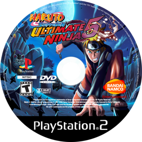 Naruto Shippuden: Ultimate Ninja 5 - Disc Image