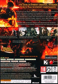 The Cursed Crusade - Box - Back