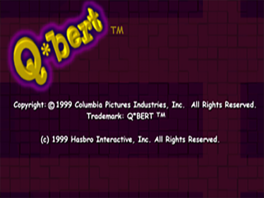 Q*bert - Screenshot - Game Title Image