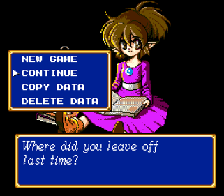 Shining Force CD - Screenshot - Game Select