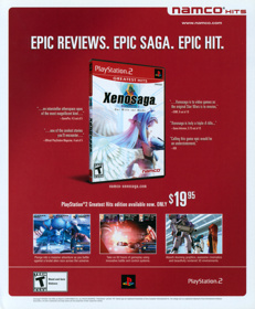 Xenosaga Episode I: Der Wille zur Macht - Advertisement Flyer - Front