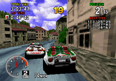 Sega Rally Championship - Screenshot - Gameplay