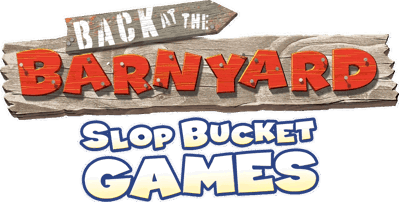 Back at the Barnyard: Slop Bucket Games - Clear Logo Image
