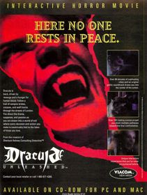 Dracula Unleashed - Advertisement Flyer - Front