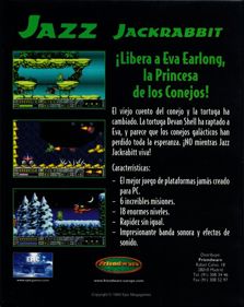 Jazz Jackrabbit - Box - Back