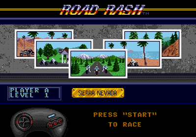 Road Rash - Screenshot - Game Select