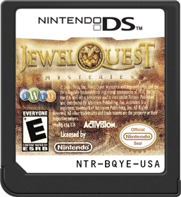Jewel Quest Mysteries - Cart - Front Image