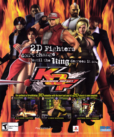 The King of Fighters: Maximum Impact - Advertisement Flyer - Front