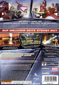 Marvel: Ultimate Alliance 2 - Box - Back