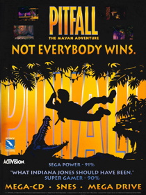Pitfall: The Mayan Adventure - Advertisement Flyer - Front