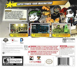 Scribblenauts Unmasked: A DC Comics Adventure - Box - Back Image