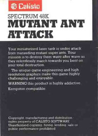 Mutant Ant Attack Images - LaunchBox Games Database