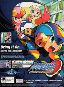 Mega Man: Battle Chip Challenge - Advertisement Flyer - Front