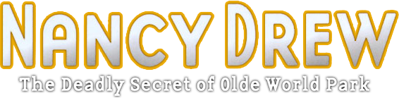 Nancy Drew: The Deadly Secret of Olde World Park - Clear Logo Image