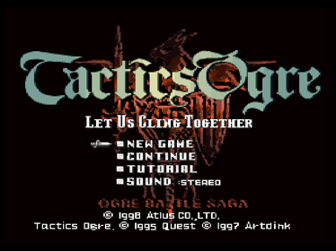 Tactics Ogre - Screenshot - Game Title Image