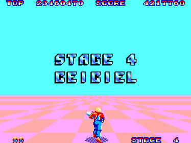 Space Harrier - Screenshot - Gameplay